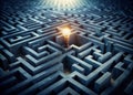 Unlocking Innovation A Creative ProblemSolving Maze Leads to Breakthrough Solutions A Conceptual Business Image