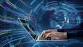 Unlocking Insights: Data Science and Big Data Technology in Action Royalty Free Stock Photo