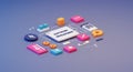 Unlocking the Power of Software Development: Collaboration, Planning, Coding, Testing, Debugging, Deployment, Maintenance, Support Royalty Free Stock Photo