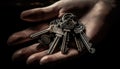 Unlocking success with antique skeleton key collection generated by AI