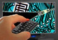 Unlocking your television potential unzip digital decode channels tv Royalty Free Stock Photo