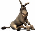 Unlucky Donkey Royalty Free Stock Photo