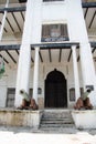 House of wonders historical bulding in zanzibar stone town Royalty Free Stock Photo