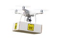 Unmanned Aircraft System UAV Quadcopter Drone Carrying Package