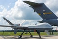 Unmanned combat air vehicle General Atomics MQ-9 Reaper. Royalty Free Stock Photo