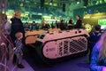 Unmanned ground vehicle UGV intended to reduce number of troops on battlefield Royalty Free Stock Photo