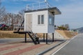 Unmanned guard tower at Jungang-tap Historical Park Royalty Free Stock Photo