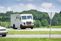 Unmarked Armored Car in Traffic Royalty Free Stock Photo