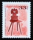 Postage stamp Hungary, 2002, Wooden chair with carved back, 1809