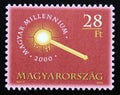 Postage stamp Hungary, 2001, Sceptre