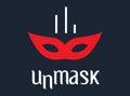 UnMask Concept Design Royalty Free Stock Photo