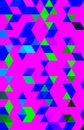 An unmatched colorful geometric pattern of squares and rectangles Royalty Free Stock Photo
