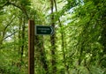 Unmetalled road sign Royalty Free Stock Photo