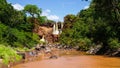 Unnamed waterfall in the Weito river