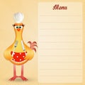 Unny menu Royalty Free Stock Photo