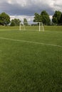 Unoccupied Soccer Field Royalty Free Stock Photo