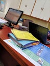 Unorganised office without 5s maintaining