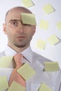 Unorganized, Forgetful Businessman Royalty Free Stock Photo