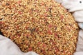 unpackaged pepper seeds organic ancestral seeds sold in cloth bags