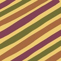 Unparallel diagonals colourful strips lines