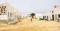 Unpaved street in La Graciosa, Las Palmas