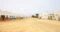 Unpaved street in La Graciosa, Las Palmas