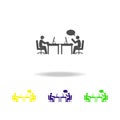 unpleasant conversation icon. Element of colleagues icon for mobile concept. Detailed unpleasant conversation icon can be used for