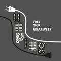 Unplug and creativity