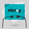 Unplug motivation banner