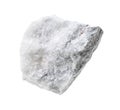 unpolished carbonatite rock cutout on white Royalty Free Stock Photo