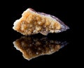 Unpolished citrine gemstone