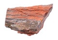 unpolished Jaspillite (ferruginous quartzite) rock