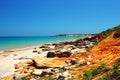 Unpopulated Beach along the Indian Ocean, Australia Royalty Free Stock Photo