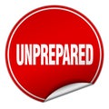 unprepared sticker