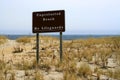 Unprotected Beach Sign - No Lifeguards