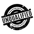 Unqualified rubber stamp