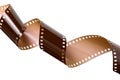 Unraveled Film Royalty Free Stock Photo