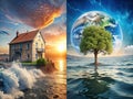 Unraveling the Impacts of Climate Change A Scientists Data Analysis of Global Warming Trends Royalty Free Stock Photo