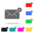 unread message icon. Elements in multi colored icons for mobile concept and web apps. Icons for website design and development, ap Royalty Free Stock Photo