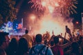 Unreal Experience: A Spectacular City Festival with Epic Music, Food, and Fireworks in Ultra-Wide Angle and Hyper-Detail