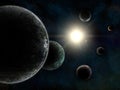 Unreal Trappist-1 exoplanets system