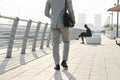 Unrecognizable Businessman Walking Along Street Royalty Free Stock Photo