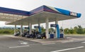 INA gas station in Novi Marof, Croatia. Royalty Free Stock Photo