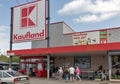 Kaufland store in Porec, Croatia. Royalty Free Stock Photo