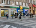 Lidl store in Bratislava city center, Slovakia.