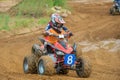 Unrecognized young athletes, class ATV Royalty Free Stock Photo