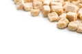 Unrefined cane sugar cubes Royalty Free Stock Photo