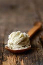 Unrefined shea butter Royalty Free Stock Photo