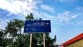 Unreserved ticket sign board at New Delhi railway station Royalty Free Stock Photo