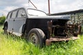 Unrestored classic car